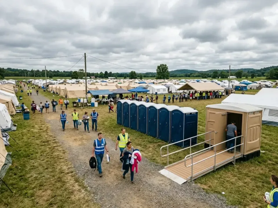 disaster-relief-camp-restrooms-010 — frequently asked questions, Dumpster & Portable Bathrooms Rental in Cameron, MO